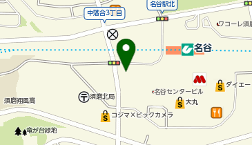 ChargeSPOT ローソン 名谷駅前店の地図画像