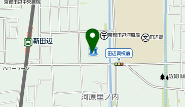 ChargeSPOT ローソン 京田辺河原北口店の地図画像