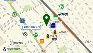 ChargeSPOT ローソン 新所沢駅西口店の地図画像