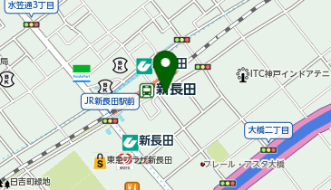 ChargeSPOT ローソン JR新長田駅南店の地図画像