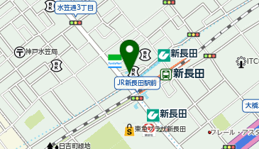 ChargeSPOT ローソン 新長田駅店の地図画像