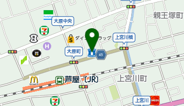 ChargeSPOT ローソン 芦屋駅前通店の地図画像