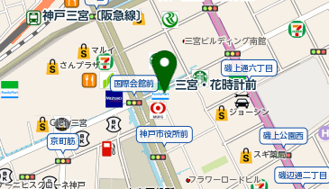 ChargeSPOT ローソン 神戸国際会館前店の地図画像