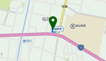 ChargeSPOT ローソン 深谷稲荷町店の地図画像