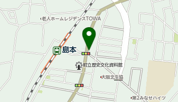 ChargeSPOT ローソン JR島本駅前店の地図画像