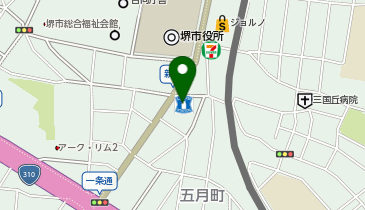 ChargeSPOT ローソン 堺一条通北店の地図画像