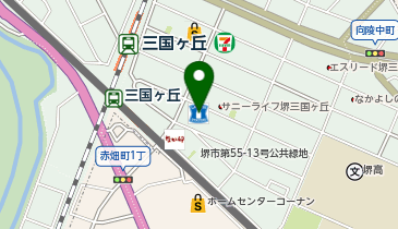 ChargeSPOT ローソン 三国ヶ丘駅前店の地図画像