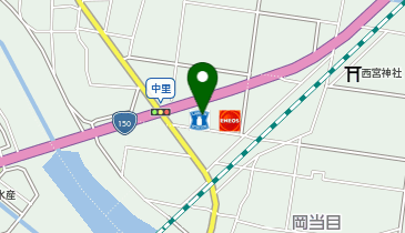 CHARGESPOT(チャージスポット)ローソン 焼津中里店の地図画像