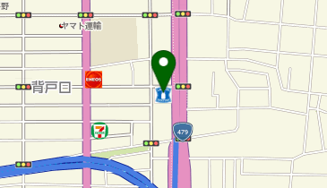 ChargeSPOT ローソン 背戸口四丁目店の地図画像