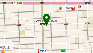 ChargeSPOT ローソン 矢田一丁目店の地図画像