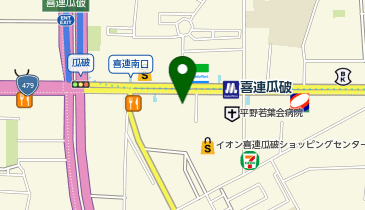 ChargeSPOT ローソン 喜連瓜破店の地図画像