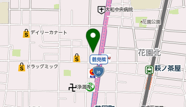 ChargeSPOT ローソン 鶴見橋一丁目店の地図画像