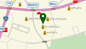 CHARGESPOT(チャージスポット)マックスバリュ やいま店の地図画像