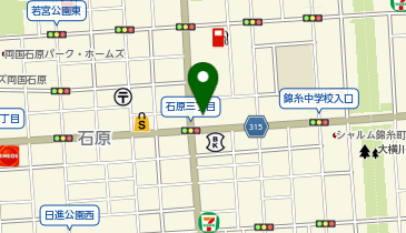 ChargeSPOT ローソン 石原四丁目店の地図画像