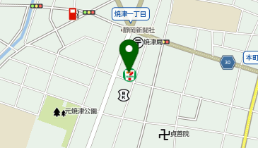 CHARGESPOT(チャージスポット)セブン-イレブン 焼津1丁目店の地図画像