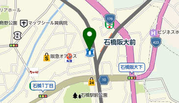 ChargeSPOT ローソン 阪急石橋駅前店の地図画像