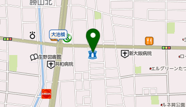 ChargeSPOT ローソン 生野田島一丁目店の地図画像