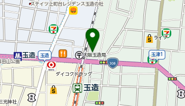 ChargeSPOT ローソン 玉造駅前店の地図画像