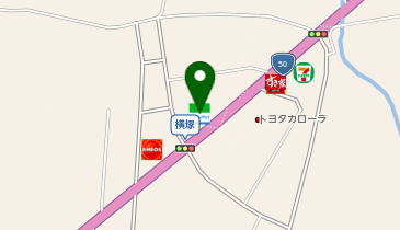 CHARGESPOT(チャージスポット)ファミリーマート 筑西横塚店の地図画像
