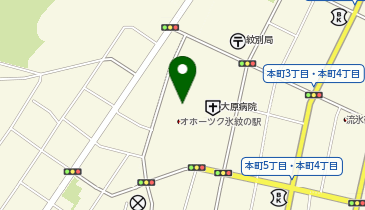 CHARGESPOT(チャージスポット)オホーツク氷紋の駅の地図画像