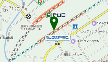 CHARGESPOT(チャージスポット)JR駅レンタカー 新山口営業所の地図画像