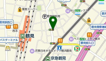 ChargeSPOT ローソン LTF鶴見駅前店の地図画像