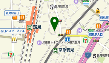 ChargeSPOT ローソン LTF鶴見東口店の地図画像