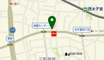 ChargeSPOT ナチュラルローソン 若林一丁目店の地図画像