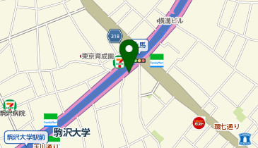 ChargeSPOT ナチュラルローソン 上馬三丁目店の地図画像