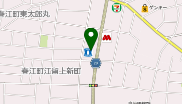 CHARGESPOT(チャージスポット)ローソン 春江江留店の地図画像