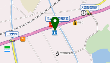 CHARGESPOT(チャージスポット)ローソン 今治大西町店の地図画像