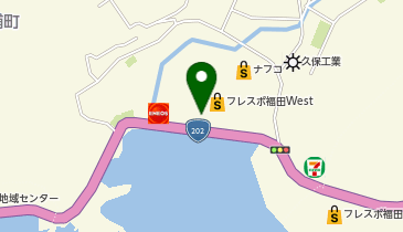 CHARGESPOT(チャージスポット)ローソン 長崎フレスポ福田店の地図画像