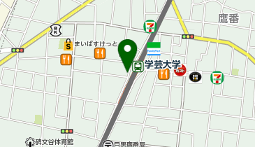CHARGESPOT(チャージスポット)宝くじロトハウス 学芸大学駅前店の地図画像