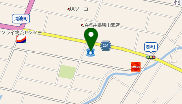 CHARGESPOT(チャージスポット)ローソン 勝山郡町店の地図画像