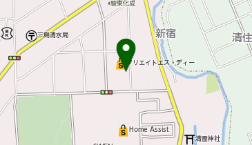 CHARGESPOT(チャージスポット)クリエイト 清水町伏見店の地図画像