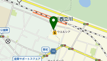 CHARGESPOT(チャージスポット)ウエルシア 西立川駅南口店の地図画像