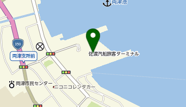 CHARGESPOT(チャージスポット)佐渡汽船 両津港ターミナルの地図画像