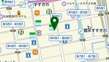 ChargeSPOT ローソン 札幌南5条店の地図画像