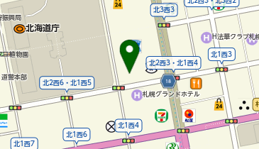 ChargeSPOT ローソン ポスタルローソン道庁赤れんが前店の地図画像