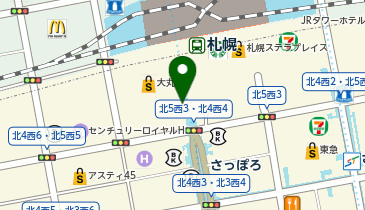 ChargeSPOT ローソン 札幌アピア店の地図画像