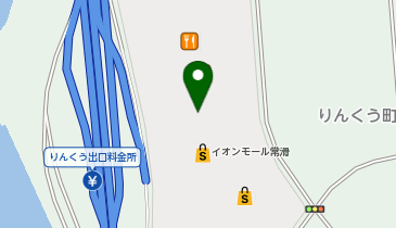 CHARGESPOT(チャージスポット)イオンモール常滑 ハーバーサイドコートの地図画像