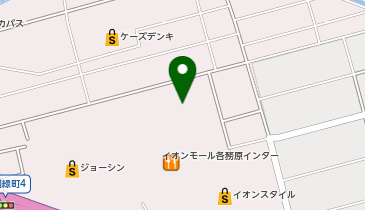 CHARGESPOT(チャージスポット)namco イオンモール各務原店の地図画像