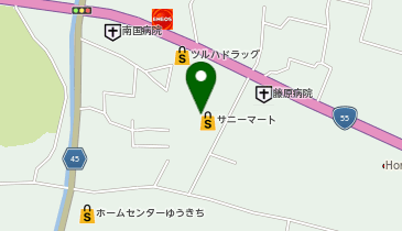 CHARGESPOT(チャージスポット)サニーアクシス南国アクシスキッズの地図画像