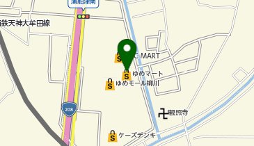 CHARGESPOT(チャージスポット)namco ゆめモール柳川店の地図画像