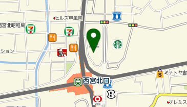 CHARGESPOT(チャージスポット)饂飩の四國 アクタ西宮店の地図画像