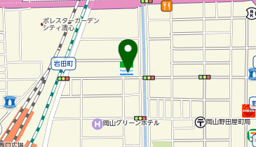 CHARGESPOT(チャージスポット)ファミリーマート 岡山岩田店の地図画像