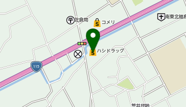 CHARGESPOT(チャージスポット)ハシドラッグ 荒井店の地図画像