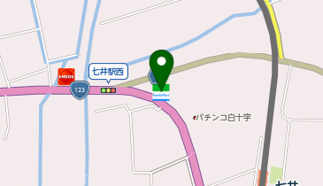 CHARGESPOT(チャージスポット)ファミリーマート 益子七井店の地図画像