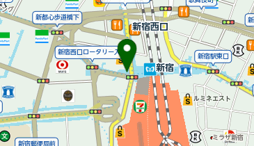 ChargeSPOT 東京メトロ 丸ノ内線 新宿駅(B17出入口付近)」(新宿区