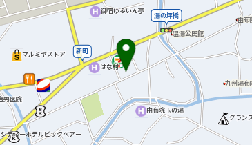 CHARGESPOT(チャージスポット)遊膳 湯布院店の地図画像